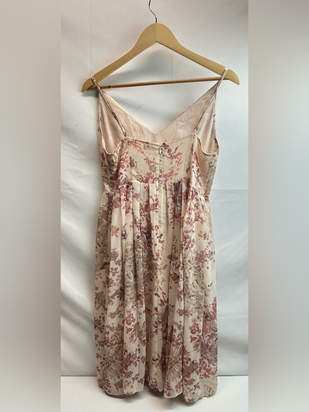 Wilfred by Aritzia Sakura Floral Midi Dress - Size 10 (Flaws Noted) - Picture 3 of 8